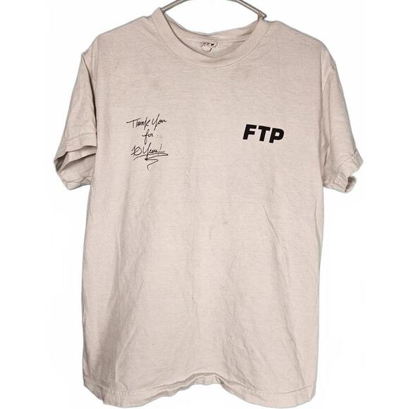 FTP White "Thank You For 10 Years" Graphic Short Sleeve T-Shirt Unisex Size M - Picture 1 of 9